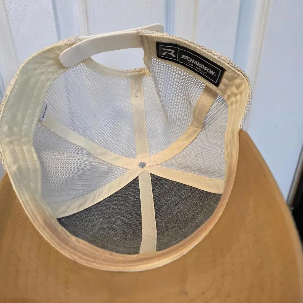 Richardson 115 Mesh Back Baseball Cap with 'All Good in the Woods' Patch - Picture 4 of 6